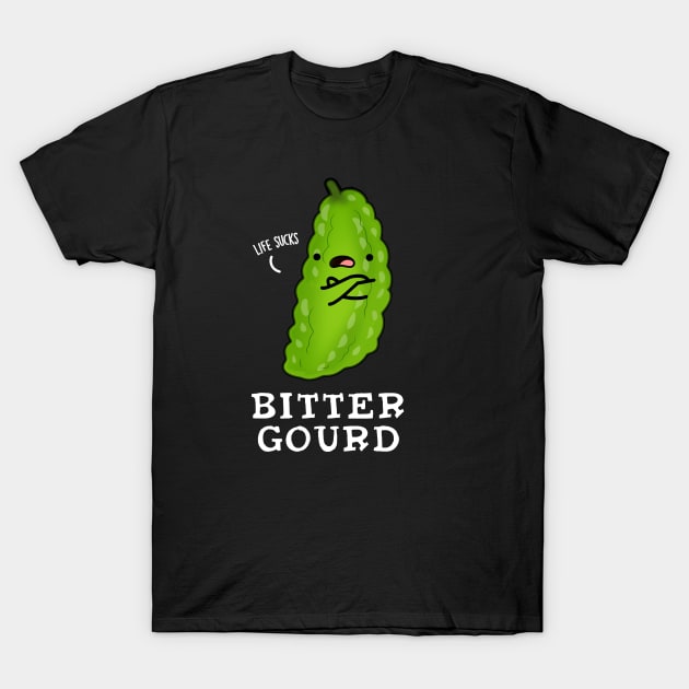 Bitter Gourd Cute Veggie Pun T-Shirt by punnybone